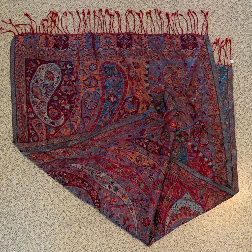 Colorful Paisley Scarf